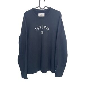 Reigning Champ Toronto Crewneck Sweatshirt Black Medium